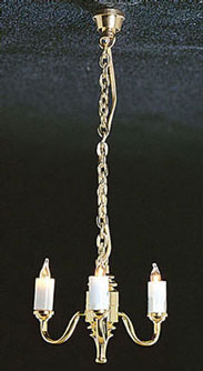 3 Up-Arm Colonial Chandelier