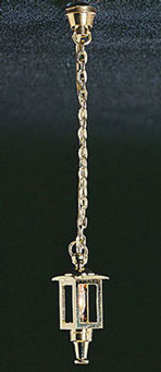 Brass Colonial Hanging Coach Lamp