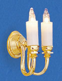 Dual Candle Wall Sconce