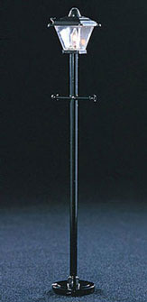 Black Post Lamp