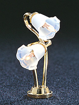 Dual Tulip Shade Desk Lamp