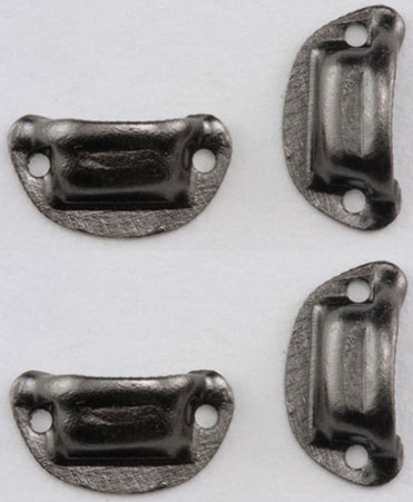 Victorian Drawer Pulls, Black