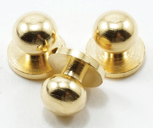 Door Knob, Brass, 6 pc.