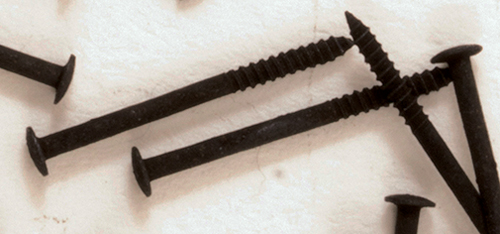 Mini Nails, 3/8", Black