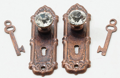 Crystal Opryland Knob, Oil Rubbed Bronze, 2 pc..