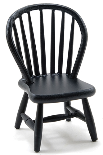 Windsor Side Chair, Black