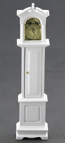 Grandfather Clock, White