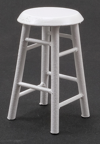Bar Stool, White