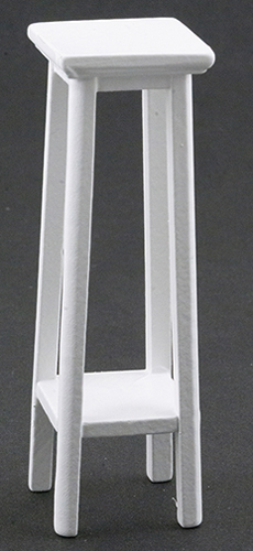 Large Fern Stand, White Finish