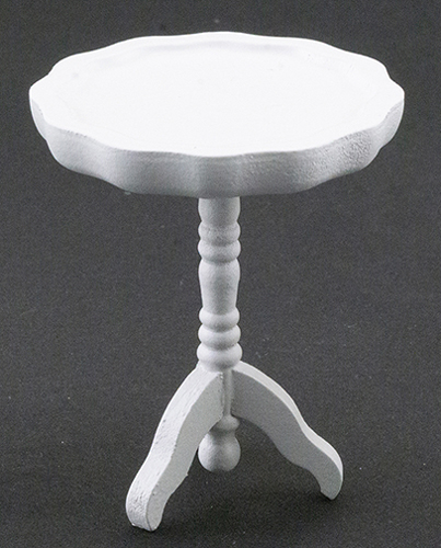 Pie Crust Table, White