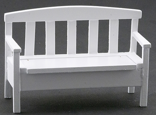 Garden Bench, White