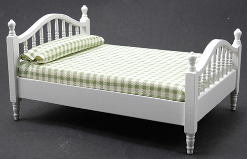 Double Bed, White