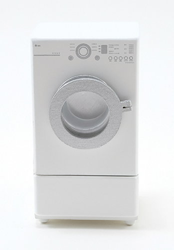 Modern Front Load Dryer, White
