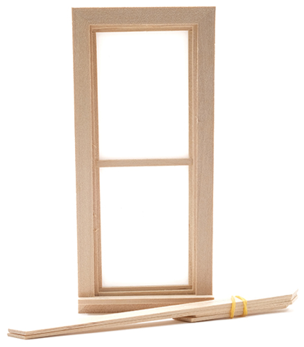 Narrow Nonworking Window with Trim