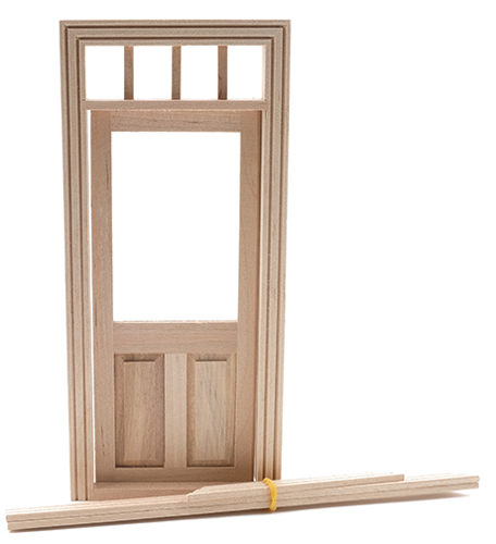 Traditional 2-Panel Door with Window