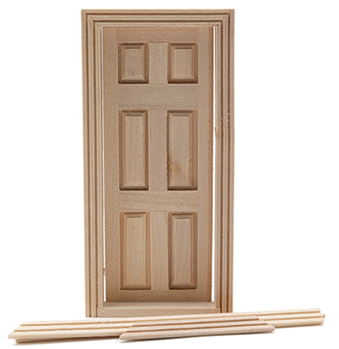 1/2" Scale 6-Panel Door