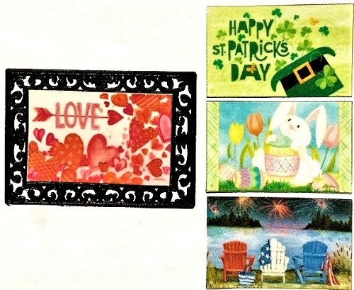 Welcome Mat Set-Holiday Set #2