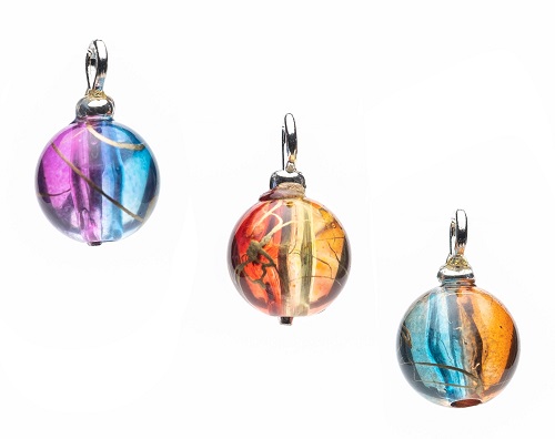 Carnival Glass Ornament, Pkg. 3