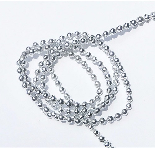 Silver Ball Garland, 1 yd.