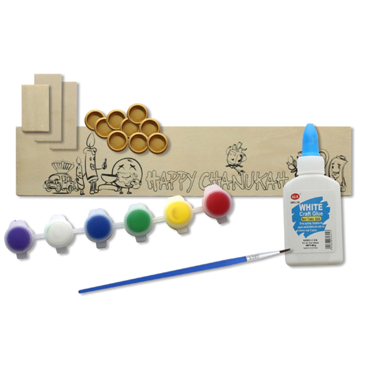 Create your Own Wood Menorah - On SALE!