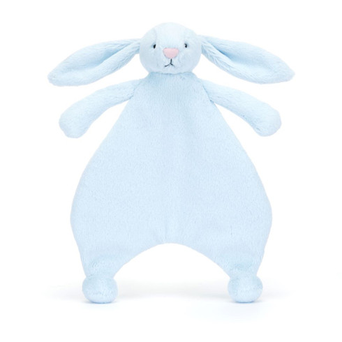 Bashful Blue Bunny Baby Comforter