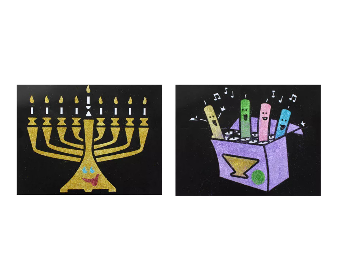 Chanukah Sand Art by Cazenove