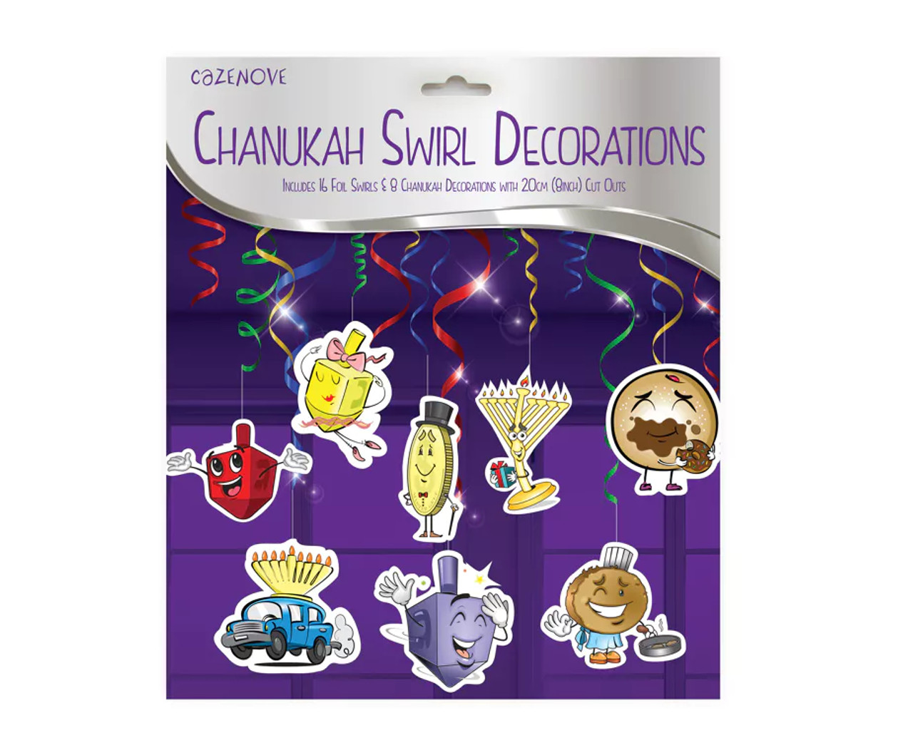 Chanukah Swirl Decorations