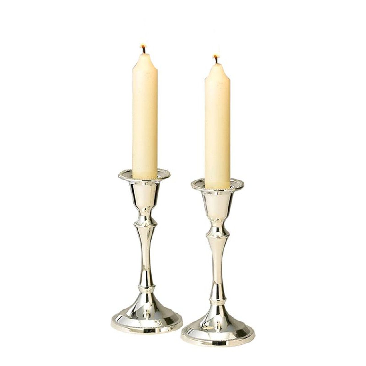 Shabbat & Yom Tov Candlestick Set, 5"