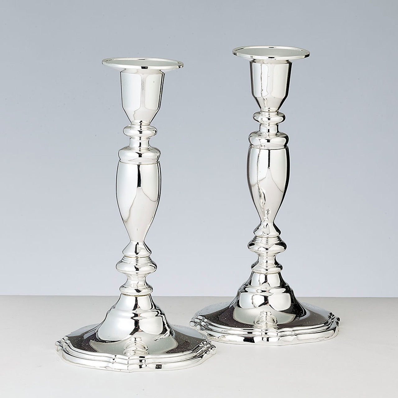 2 Silver Plated Candlesticks