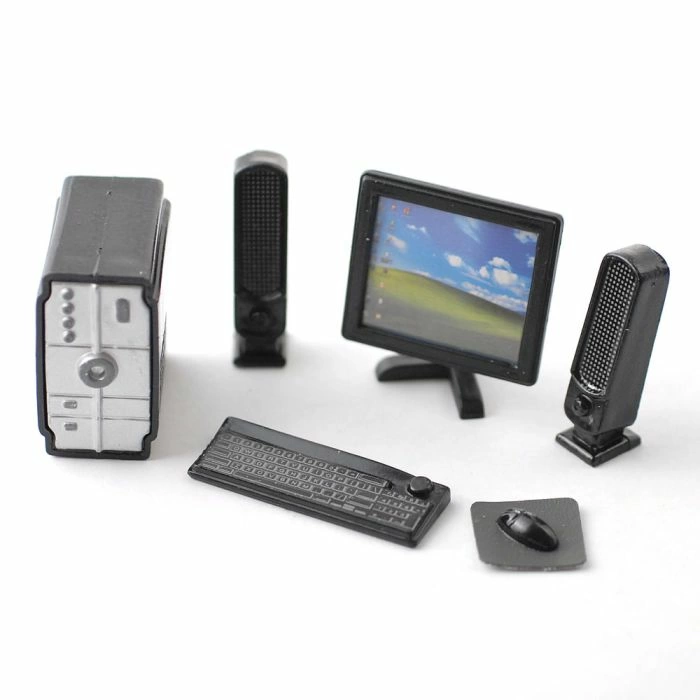 Black Desktop Computer Set
