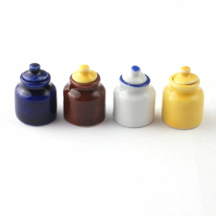 Set of 4 Storage Jars