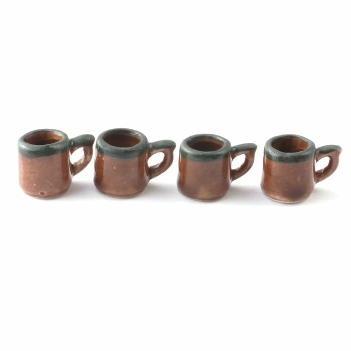 Set of 4 Stone Mugs