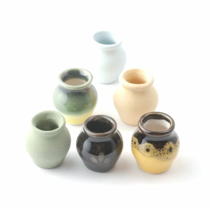 Set of 6 Round Vases