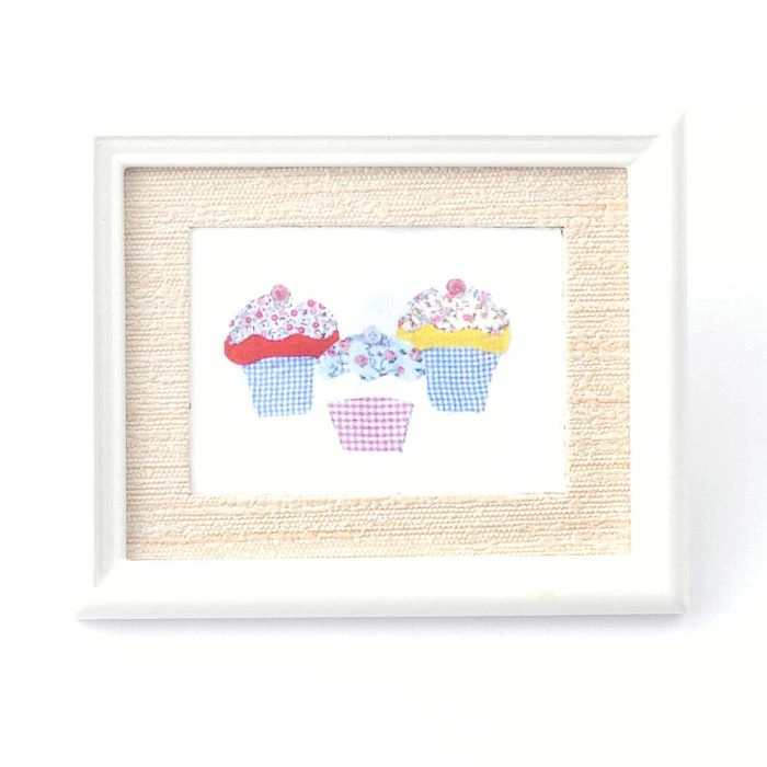 Framed Picture of Cupcakes