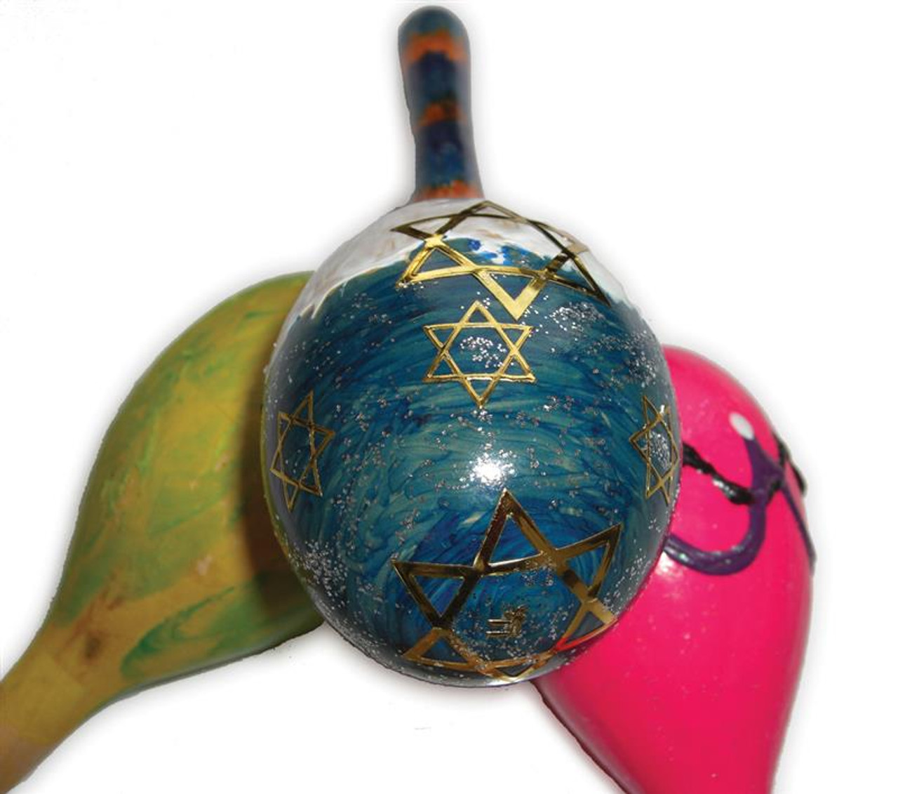 Purim Wood Maracas for Decoration