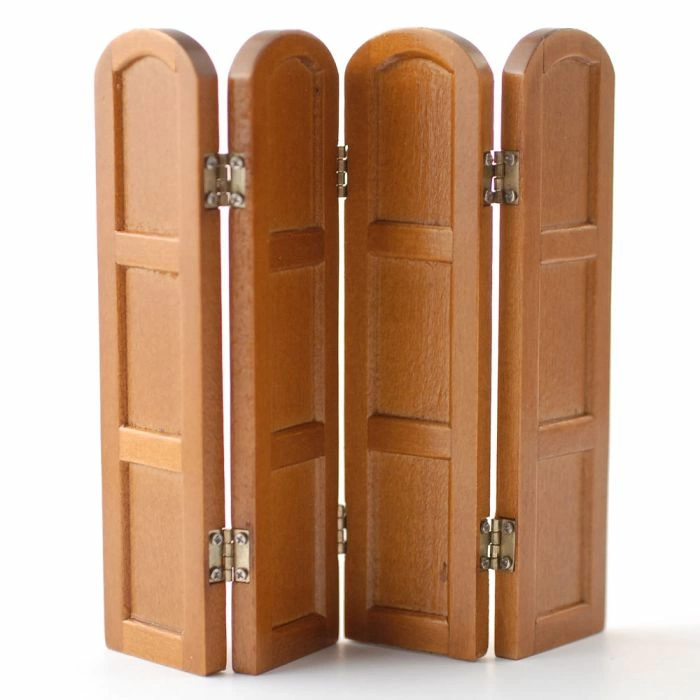 Four Panel Oak Screen