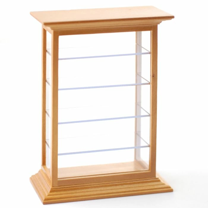 Pine Shelf Display Cabinet