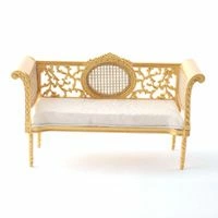 Gold Chaise Longue