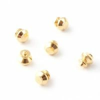 5mm Brass Door Knobs, Pack of 6