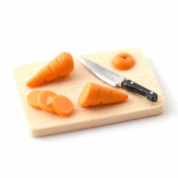 Chopping Board with Carrots