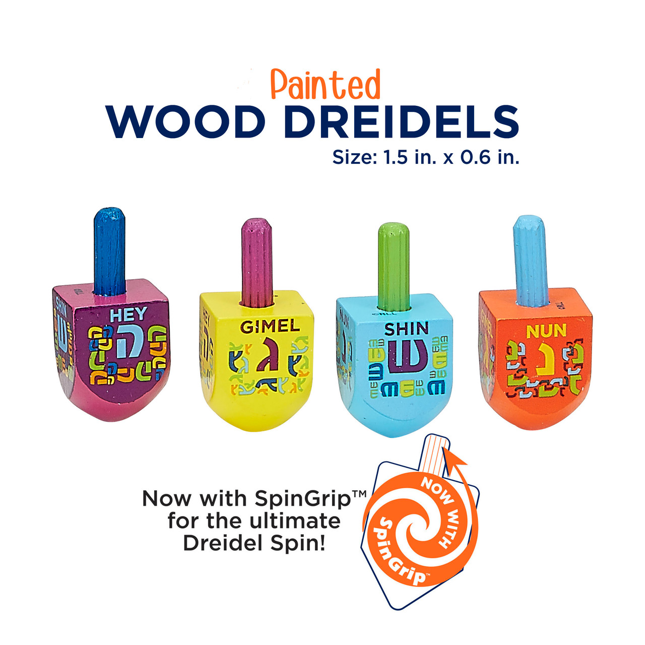 Colorful Painted Dreidels (100)