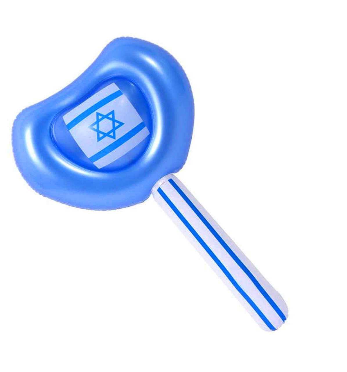 Heart Shaped Inflatable Flag of Israel with Light 20"