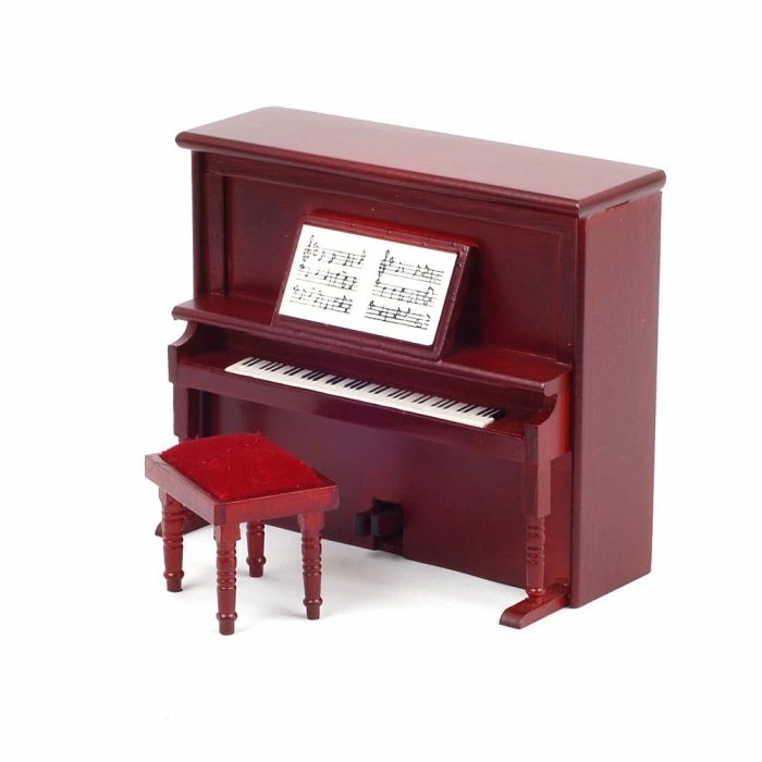 Victorian Upright Piano & Stool