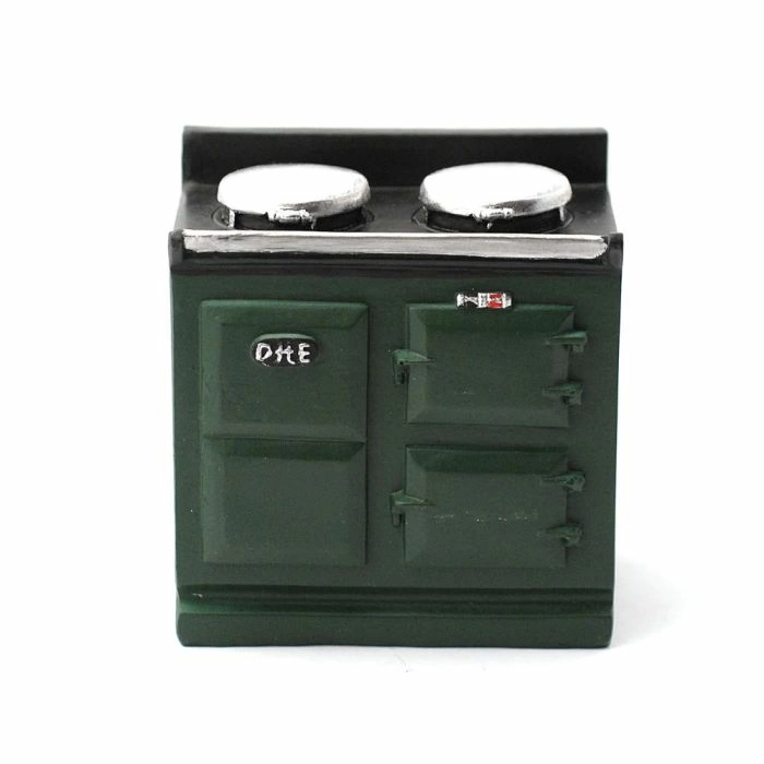 Green Aga-style Stove