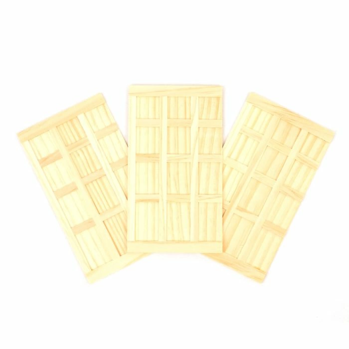 Tudor-style Wood Panels, 3 Pcs