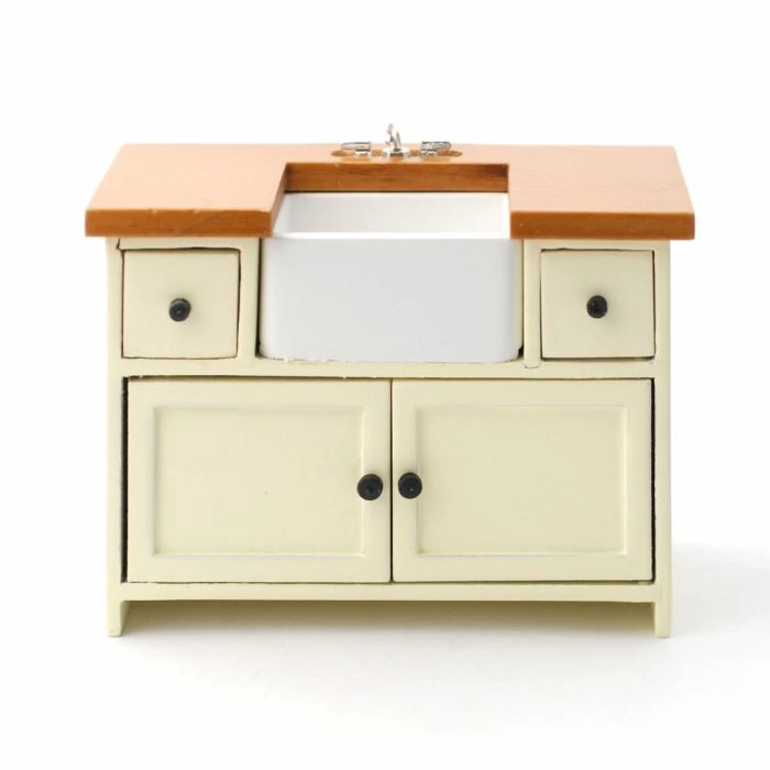 Emporium Cream Shaker Sink Unit