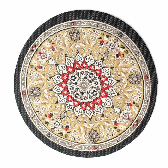 Victorian Circular Hearts Rug
