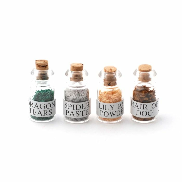 Witch's Potions, 4 Pcs