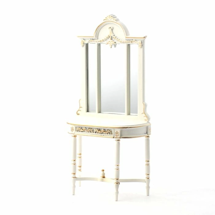 Hand-painted Table with Mirror