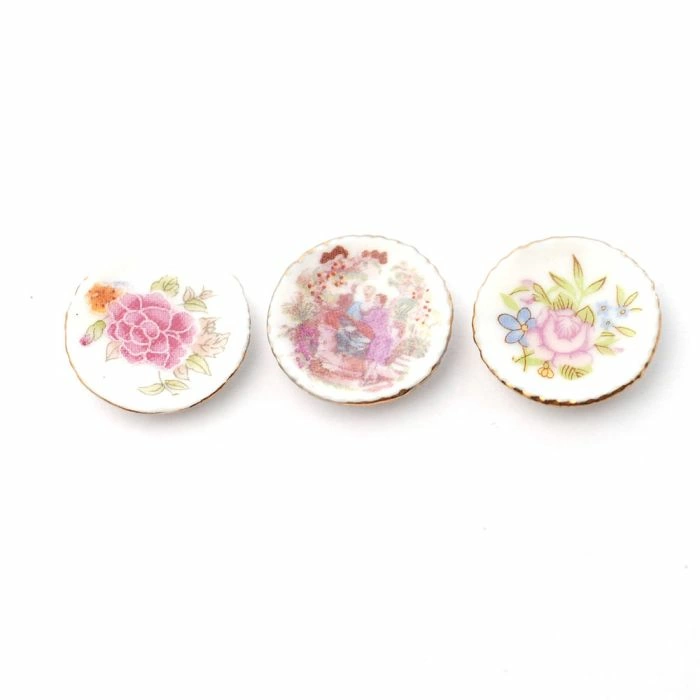 Plate Collection, 3 Pcs